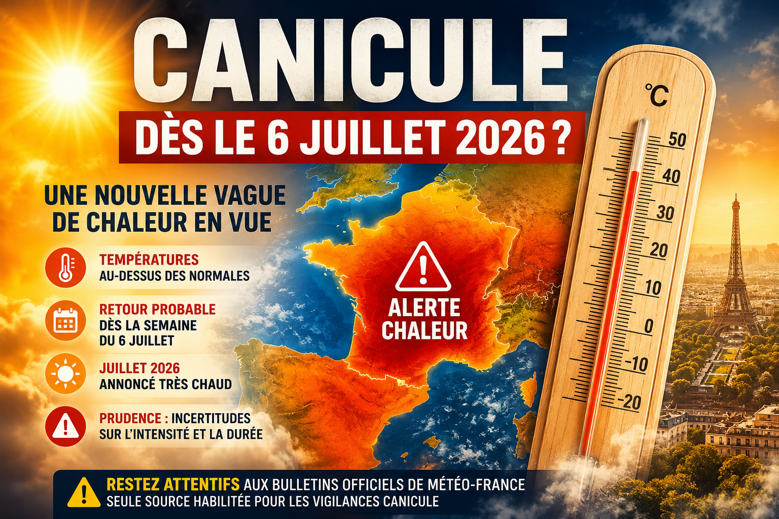 Nouvelle vague de chaleur : faut-il s'attendre à une nouvelle canicule dès le 6 juillet ?